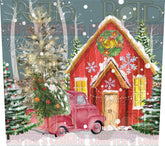 Christmas House 20oz Tapered Tumbler Wrap